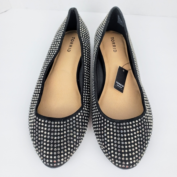 torrid Shoes - NWT Torrid embellished low dip flats womens 12